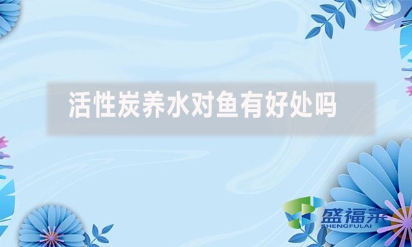 活性炭養(yǎng)水對魚有好處嗎？